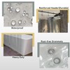 Arayarser 74 Inch Shower Curtain Liner with Magnets & Side