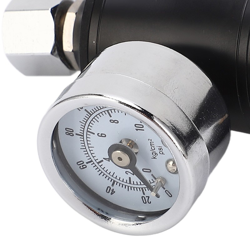 Air Pressure Regulator Filter Pneumatic Adjusting Valve with Gauge for