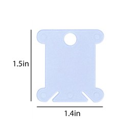 Embroidery Floss Bobbins, 50 Pcs Embroidery Floss Organizer, Plastic Embroidery Thread Cards for Cross Stitch Thread Holder Sewing Storage(Mixture Colour)