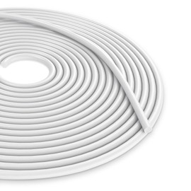 10FT Backer Rod 1/4 Inch Diameter Rubber Caulk Concrete Expansion Joint Filler White Saver Weather Strip Seal for Gaps and Joints Concrete Filling (1/4 Inch x 10FT)