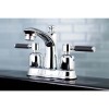 Kingston Brass FB7615DKL 4 in. Centerset Bathroom Faucet - Brushed