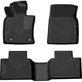 Husky Liners Weatherbeater Floor Mats | Fits 2025 Toyota Camry | Front & Rear, 3-pc Black - 95361