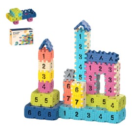 Juego Bloques Construcción Niños 200 Piezas Juguete Educat 200 Las Partes Cuadradas Crean Una Forma Única.