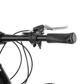 VGEBY1 Bicycle Handlebar Grips, Bicycle Grips Twist Grip Shift Bike Bar End Rubber Short & Long Combination Brake Grip Sleeve Bicycle Handlebar Grip Shift Grips Ends Short (2 x Short Black)