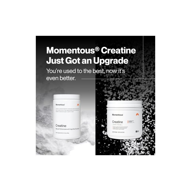 AwiaubMomentous Creatine, Creapure Performance Creatine Monohydrate Powder (5 Grams Per