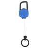 Magnetic Retractable Keychain Stainless Steel Wire Easy Pull Buckle Carabiner