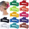 Sisiaipu 3.5 Inch Medium Hair Accessories: 12 Pcs Square Jaw