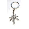 AXLorange Keyring Weed Silver, silver, M