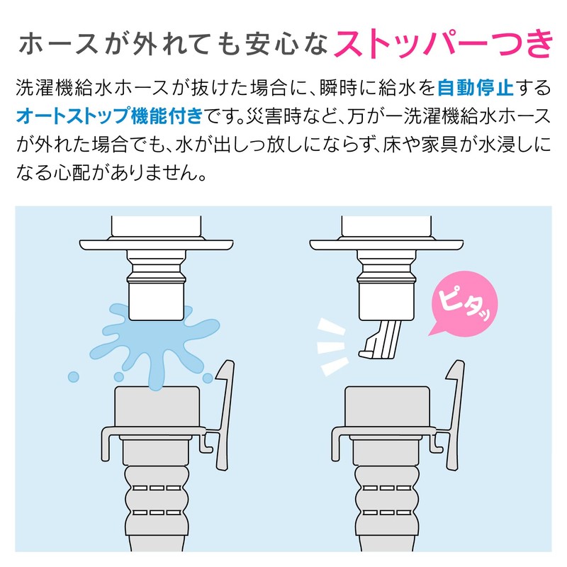 Gaona GA-LB025 Gaona Kore Washer Nipple, 10 Pieces, One Touch