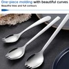 WEKTUNAA 4-pack Stainless Steel Sporks for Everyday Use,Camping Hiking Heavy