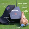 CADDYSACK Golf Ball Holder and Dispenser with Golf Towel, 2