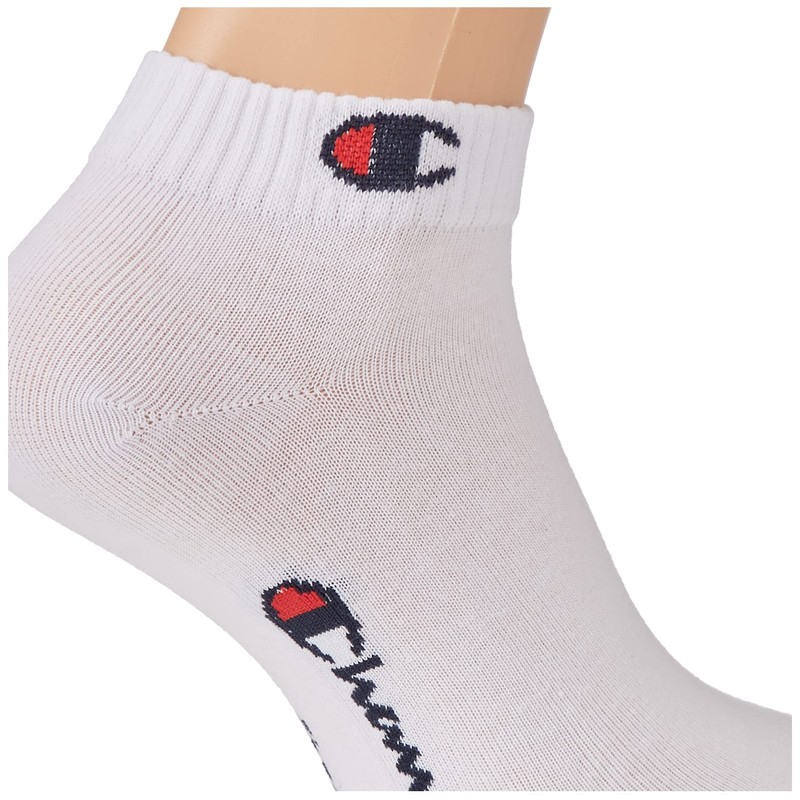Champion Unisex Socks (Pack of 6), White