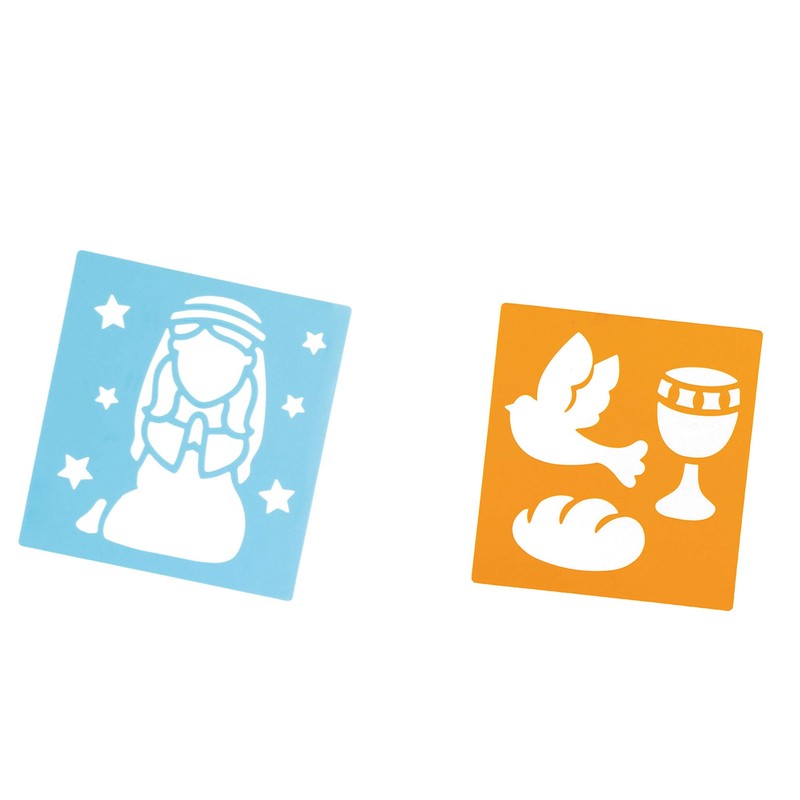 Baker Ross Holy Week Stencils - Pack of 6, Christian