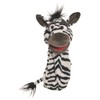 Living Puppets W574 Hand Puppet Zebra Fabric 39 cm White/Black