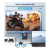 Qzgyoool Switch Splitter Hdmi Bidireccional Calidad De Imagen 4k Dehuka,Adaptador