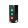 Garage Door Control Station, 3-Button Panel with Open/Close/Stop, Black