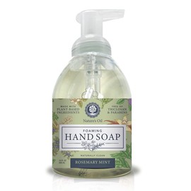 Nature's Oil Foaming Hand Soap, Rosemary Mint, 10 Fluid Ounces (Single Unit)