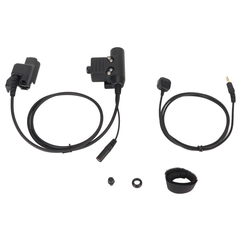 U94 PTT Adapter Durable Portable Military Intercom Headset Adapter for