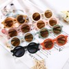 TOSGMLOUS Cute Kids Round Sunglasses Girl Boys Matte Coloful Shades