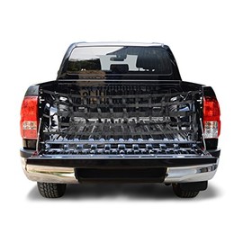 Hansen Styling Parts 120cm x 38cm Black Nylon Tailgate Net Screw Mount Pickup