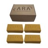 ARA, Jabones Artesanales de Cúrcuma, Set de 4 Piezas, 120g