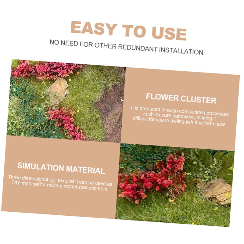 Operitacx 2 Boxes Grass Shed Simulation Grass Cluster Botanical Decor