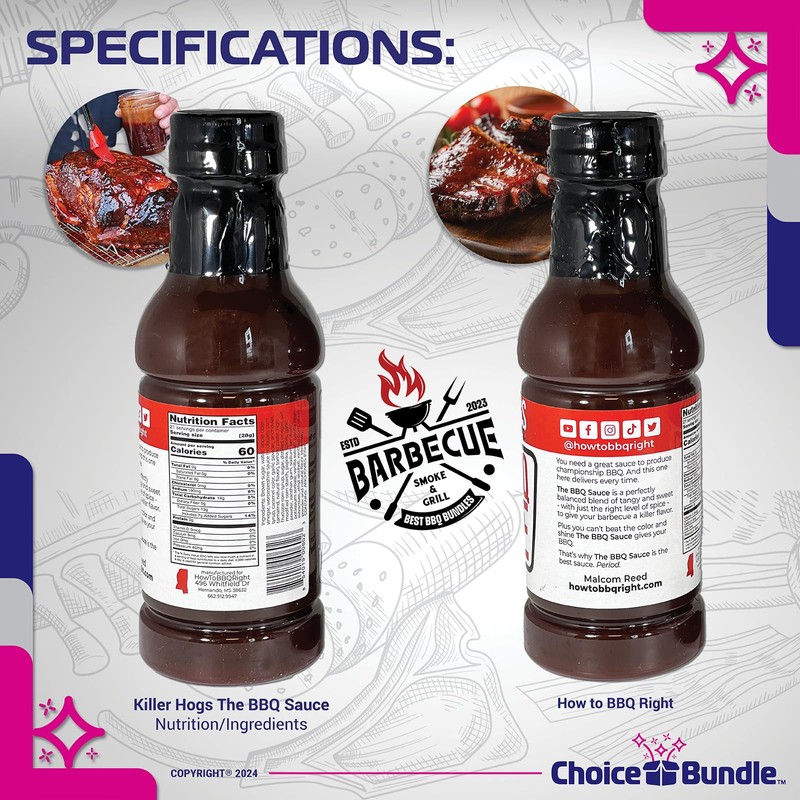 Killer Hogs The BBQ Sauce Memphis Style 3 pk (48