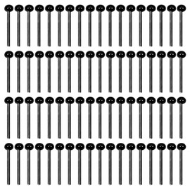 TOAOB 300pcs Black Glass Safety Eyes 2mm Small Doll Eyeballs for Crafts Needle Felting Bears Dolls Decoys Sewing