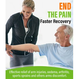 Compression Arm Sleeve, 1 Pair for Unisex, 20-30mmHg Graduated Compression Elbow Sleeve for Recovery, Relieves Pain, Supports Muscles & Joints, Tennis Elbow & Golfers Brace, Edema, Swelling, Beige M