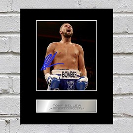 Tony Bellew Signed Mounted Photo Display Beats David Haye