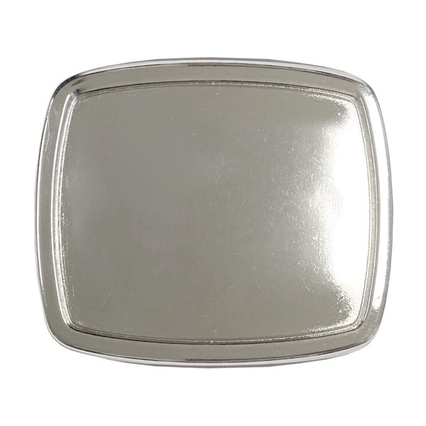 14442 Vintage Blank Plain Buckle Rectangular Belt Buckle Fits 1-1/2"(38mm)