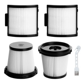 4 Pack IW3511 IW1111 HEPA Filters Replacement for Shark IW3511 DetectPro Lightweight Cordless Stick Vacuum Cleaner. For Shark Detect Pro Auto-Empty System PowerFins Brushroll Portable Handheld 2-In-1