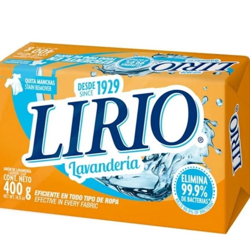 Lirio Laundry Bar Soap 400 gm - Single Bar for