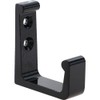 TRUSCO AH60-BK Aluminum L-Shaped Hook, 2.4 inches (60 mm), Black
