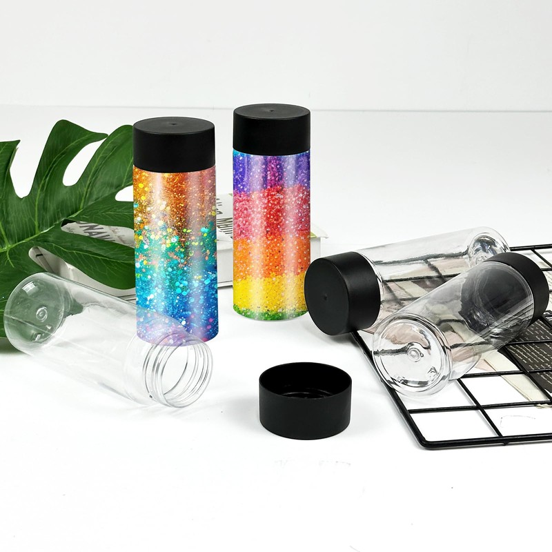 24 Pcs Sensory Bottles with Lids, 12 oz/ 350 ml