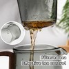 SHUWEICAO Glass Teapot,18.6oz/550ml Glass Tea Kettle With Wooden Handle,Stovetop &