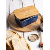 YHOJOY Ceramic Butter Dish with Lid, Covered Butter Dish for