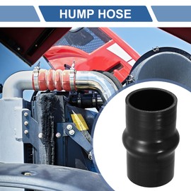 X AUTOHAUX 1 Pcs 60mm/2.36" 127mm/5.00" Length Black Car Silicone Hose Hump Hose Coolant Hose Universal