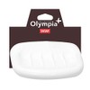 TATAY Olympia Soap Dish, Polypropylene, White, One Size