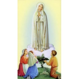 St. Jude Store Novena to Our Lady of Fatima - Laminated holy card - Pack of 25