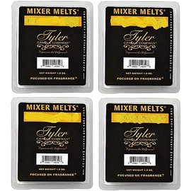 Tyler Candle Mixer Melts (Multi fragrances - Diva, High Maintenance, French Market, Kathina), 1.9 Oz