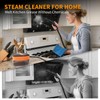 Steam Cleaner,3-Level Adjustable Handle,60.87oz Tank 15s Heat-Up,2500w Portable Steamer for