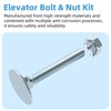 2" Elevator Bolt & Nut Kit (10 Pcs) Compatible with