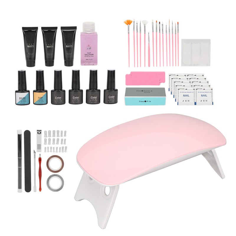 Nail Art Curing Lamp Base Top Coat Prevent Stick Water