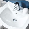 Swivel Top Basin Waste Chrome Slotted