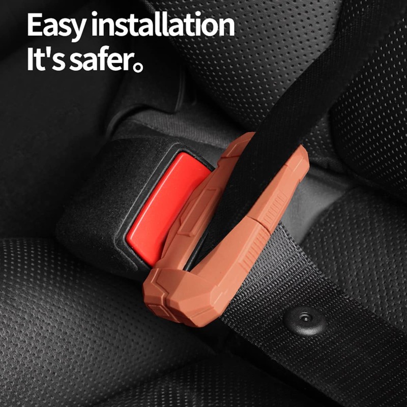 WENDISH Car Universal Seat Belt Clips Cover,Seat Belt Buckle Protector