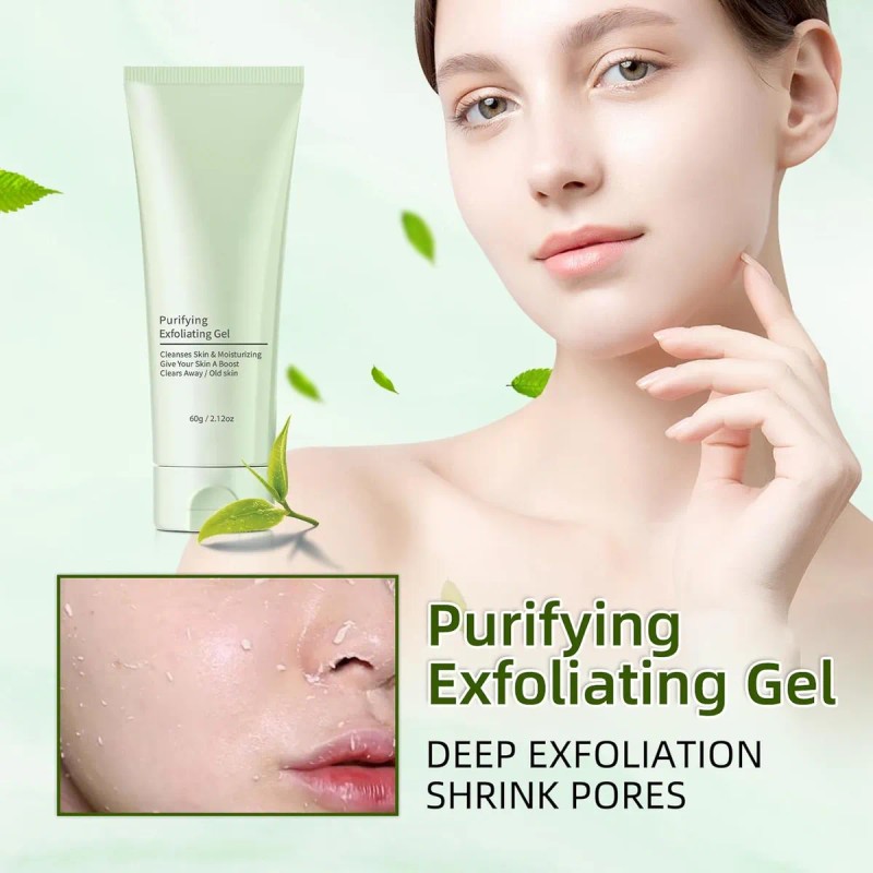 Gel Exfoliante Purificante, Exfoliante Facial De Limpieza Pr