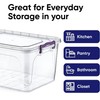 Set2 Plastic Storage Boxes with Lids 5-Litre Containers Food Meal
