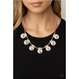Paparazzi Necklace ~ GLOW-Getter Glamour - Gold