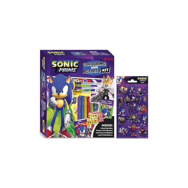 Anila's Sonic Activity Set with Colouring & Activity Kit and